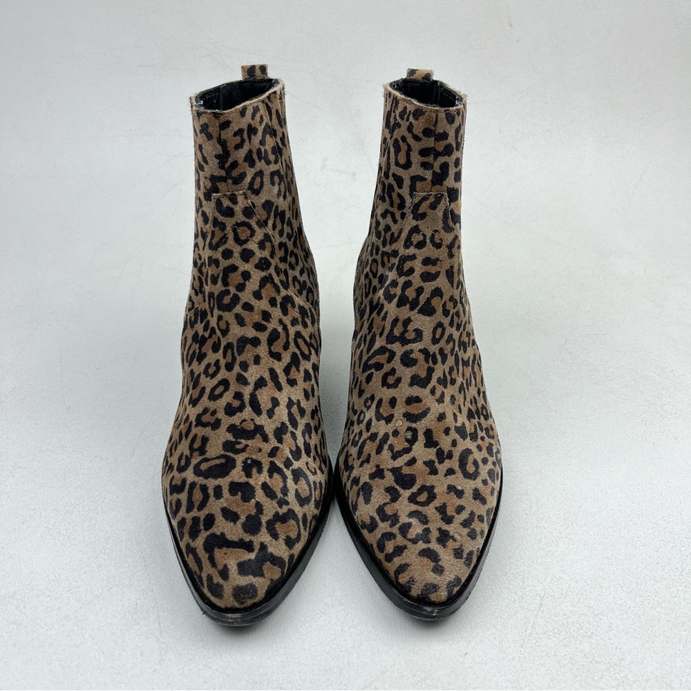 ASH Future Leopard-Print Suede Booties - Picture 3 of 10